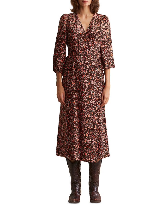Gerard Darel Printed Wrap Dress Bloomingdale's