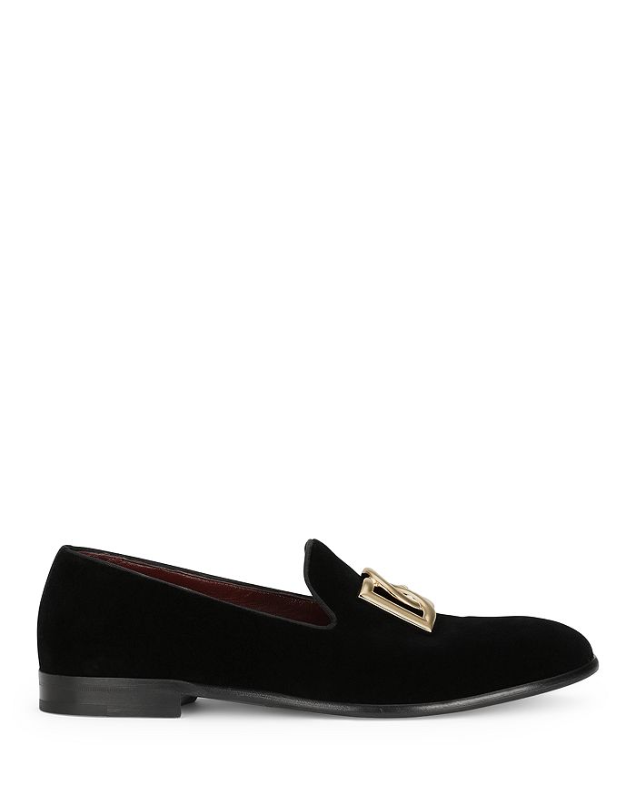 Dolce & Gabbana Men's Velvet Slip On Slippers | Bloomingdale's