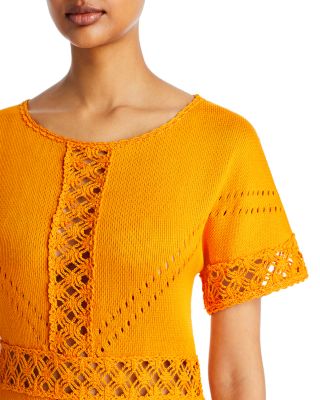 Alberta Ferretti Cotton Eyelet Dress | Bloomingdale's Women