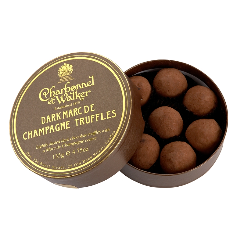 Charbonnel Et Walker Marc De Champagne Dark Chocolate Truffles