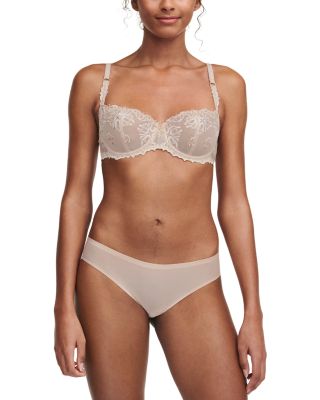 Champs-&amp;Eacute;lys&amp;eacute;es Lace Unlined Demi Bra &amp; Mid-Rise Hipster