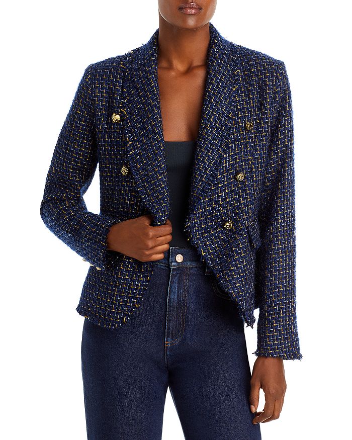AQUA Cutaway Tweed Jacket - 100% Exclusive | Bloomingdale's