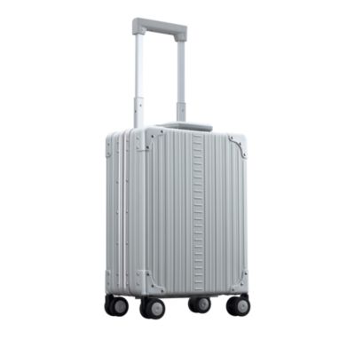 20" Aluminum Vertical Spinner Carry On Suitcase