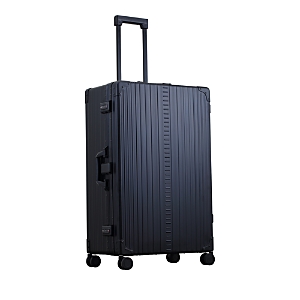 Aleon Aluminum Macro Wheeled Trunk In Black