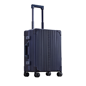 Aleon 21 Aluminum Carry On Spinner Suitcase In Blue