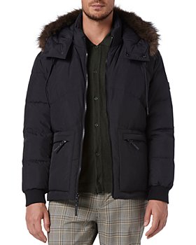 Andrew Marc - Gramercy Hooded Faux Fur Coat