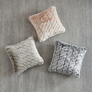 Shop Michael Aram Faux Fur Decorative Pillow, 20 X 20 In Grey