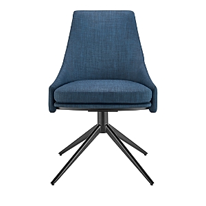 Euro Style Signa Side Chair In Blue