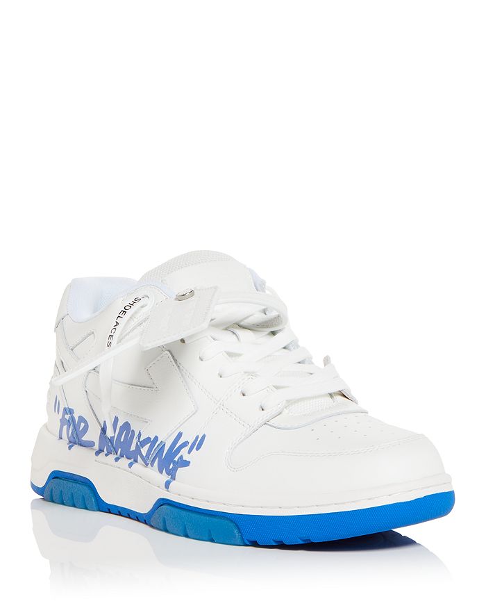 Off-white Men's Out Of Office Low Top Sneakers In Blue/white