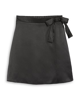 AQUA - Girls' Satin Wrap Skirt - Big Kid - 100% Exclusive