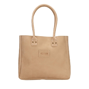 To The Market X Parker Clay Merkato Signature Leather Tote Bag In Sand