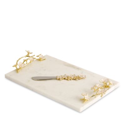 Cherry Blossom Small Cheese Board with Knife