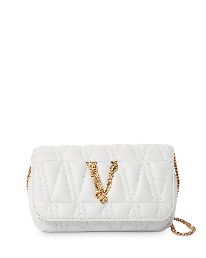 Versace Virtus Quilted Leather Mini Bag | Bloomingdale's