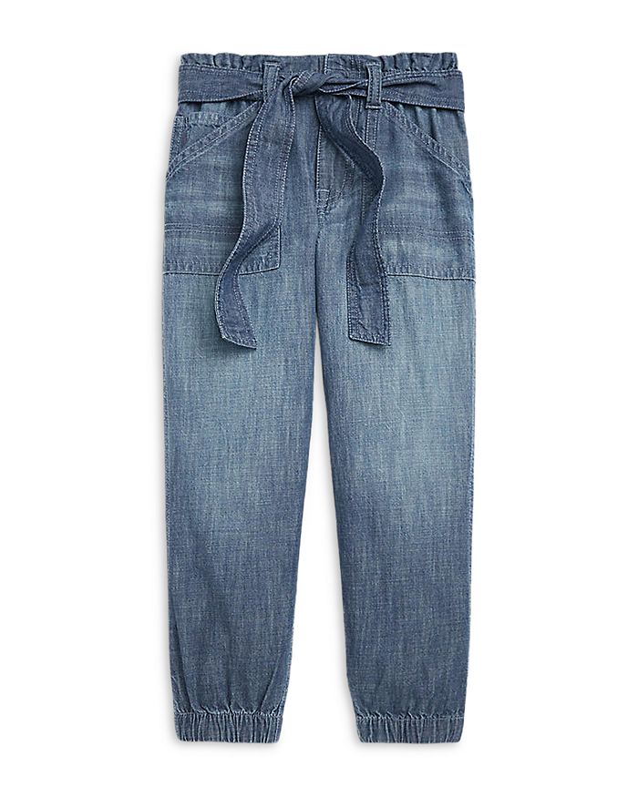 Ralph Lauren Girls' Belted Cargo Jogger Pant Little Kid Bloomingdale's