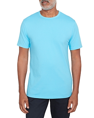 Vince Garment Dyed Crewneck Tee In Washed Fountain