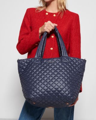 Medium Quilted Nylon Metro Tote Deluxe