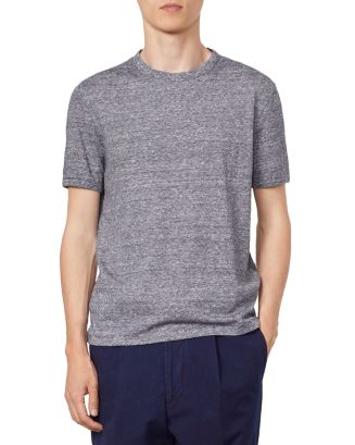Pull Col Rond (Crewneck) The Mens Store By Bloomingdale's - Taille L - Couleur Naturel - Mélange Coton/lin - Neuf Avec étiquettes