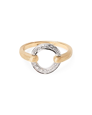 Marco Bicego 18K White & Yellow Gold Jaipur Link Diamond Ring