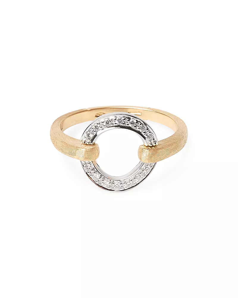 Marco Bicego 18K White & Yellow Gold Jaipur Link Diamond Ring