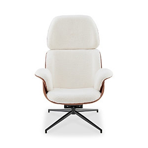 Euro Style Lennart Lounge Chair In Ivory