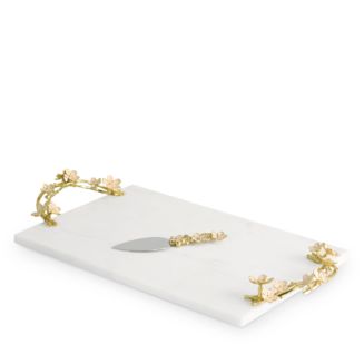 Michael Aram Cherry Blossom Cheese Board with Spreader