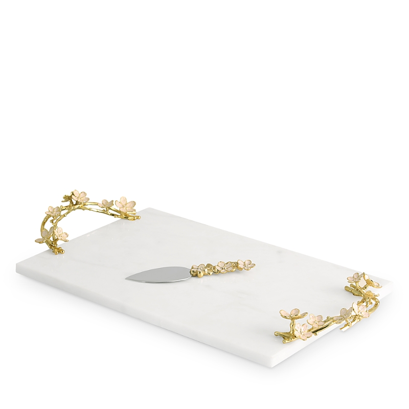 Michael Aram Cherry Blossom Large Cheese Board With Spreader
