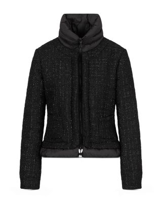 Emporio Armani Metallic Tweed Jacket | Bloomingdale's