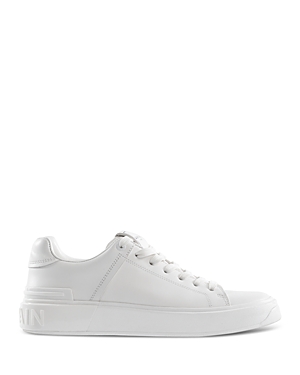 Balmain Women's B-court Low Top Sneakers In White