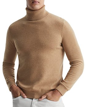 REISS - Regal Cashmere Solid Slim Fit Turtleneck Sweater