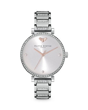 OLIVIA BURTON BELGRAVE CRYSTAL PAVE WATCH, 32MM