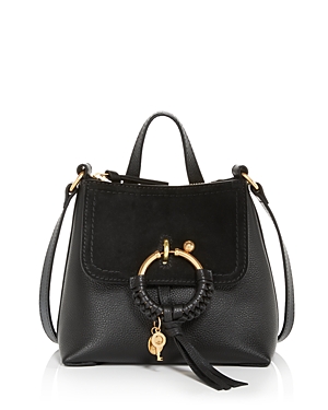 See By Chloé See By Chloe Joan Leather Backpack In Black/gold