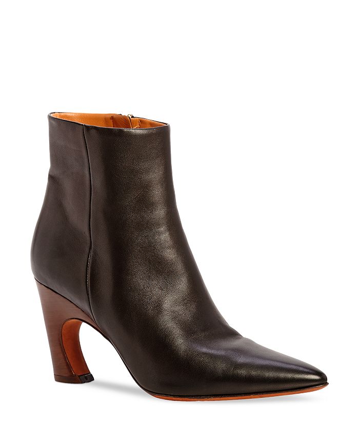 Chloé - Women's Oli Pointed Toe High Heel Ankle Boots