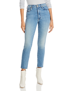 MOTHER THE SWOONER RASCAL HIGH RISE ANKLE SKINNY JEANS IN LET'S TRIP