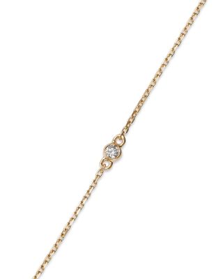 Emerald and Diamond Accent Necklace in 14K Yellow Gold, 18"