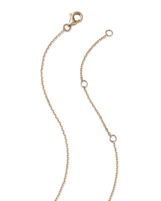 Sapphire and Diamond Accent Necklace in 14K Yellow Gold, 18" 