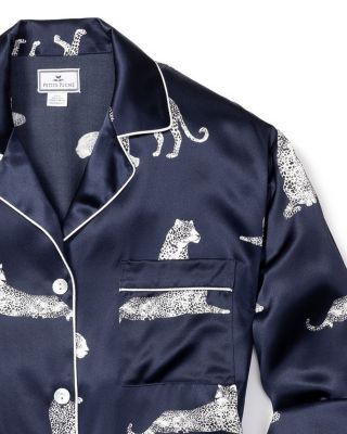 Mulberry Silk Panther de Nuit Pajama Set