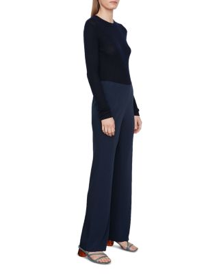 High Waist Crepe Biased Pants