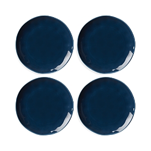 Shop Lenox Bay Colors Accent Plates, Set Of 4 In Blue