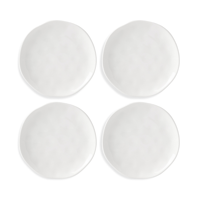 Lenox Wicker Creek Accent Plates, Set Of 4 In White