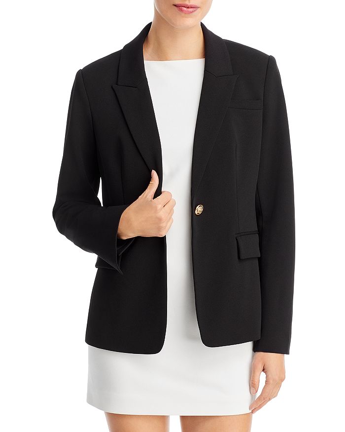 T Tahari Single Button Long Sleeve Blazer Bloomingdale s