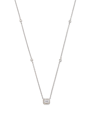 Bloomingdale's Diamond Mosaic Pendant Necklace in 14K White Gold, 0.50 ct. t.w. - 100% Exclusive
