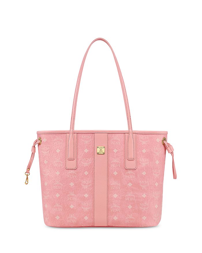 Mcm Women's Small Liz Reversible Visetos Tote Bag - Pink Blossom