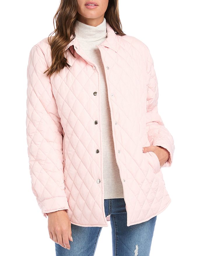 Karen Kane Quilted Shirt Jacket Bloomingdale's