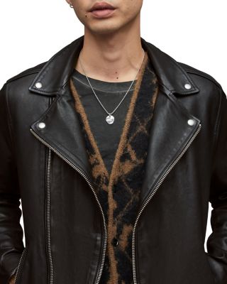 ALLSAINTS Wick Leather Regular Fit Biker Jacket | Bloomingdale's
