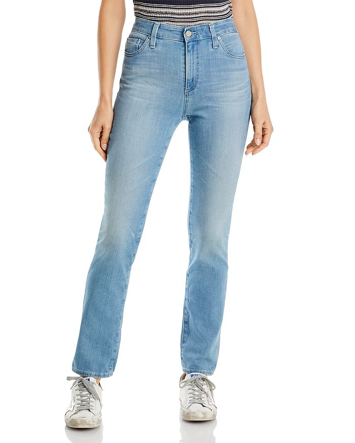 Ag Mari High Rise Slim Straight Jeans In Meadowland