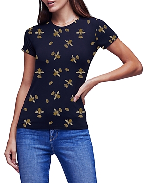 L AGENCE L'AGENCE RESSI QUEEN BEE SHORT SLEEVE TEE