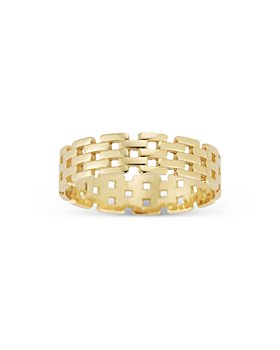 Moon & Meadow - 14K Yellow Gold Link Band Ring - 100% Exclusive