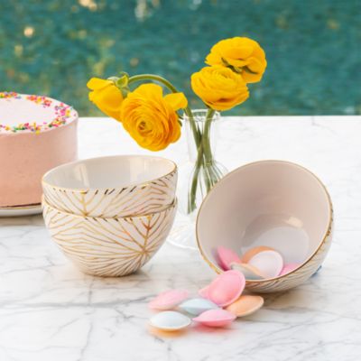 Lily Pad Dessert Bowls, Set of 4