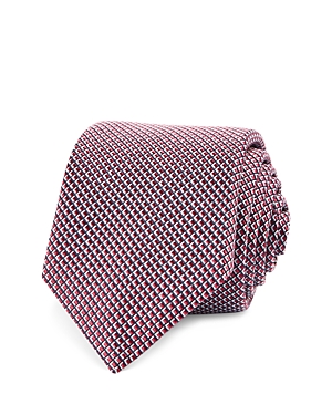 Boss Micro Grid Skinny Tie