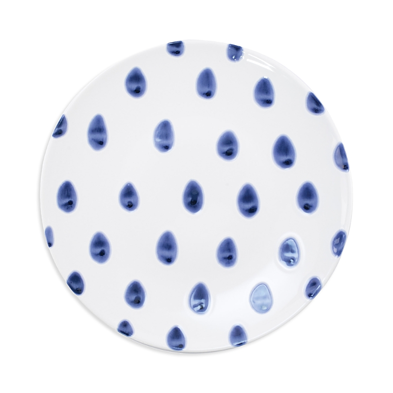 Vietri Viva Santorini Dot Dinner Plate In Blue